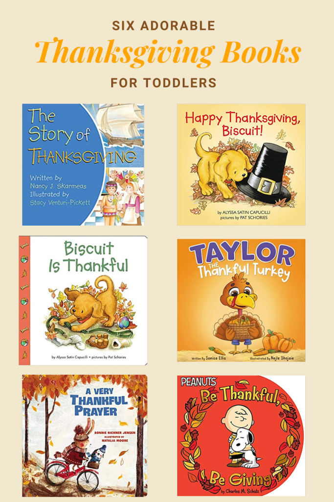 Six adorable Thanksgiving books for toddlers list