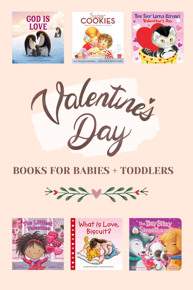 Valentine's Day books for babies and toddlers graphic